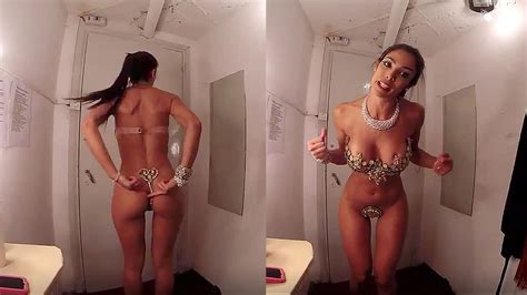 Al desnudo mirá el provocador backstage de Maypi Delgado