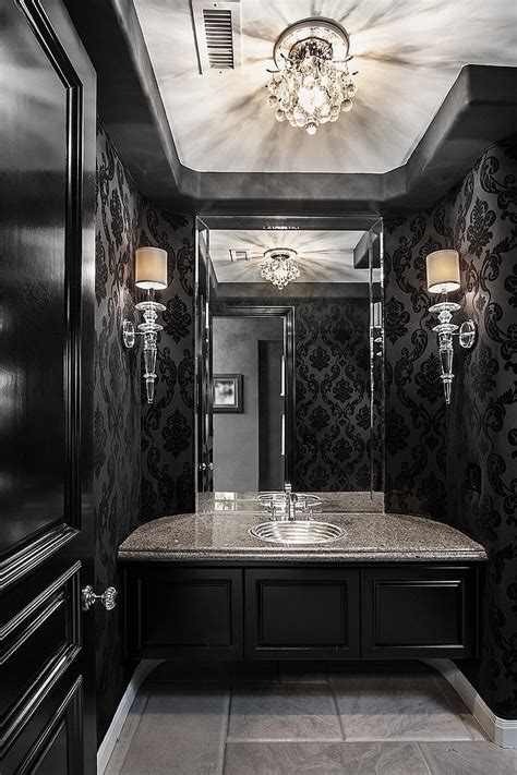 Shop for black bathroom wall cabinet at bed bath & beyond. Sophisticated Black Bathroom To Create Natural Ambiance ...