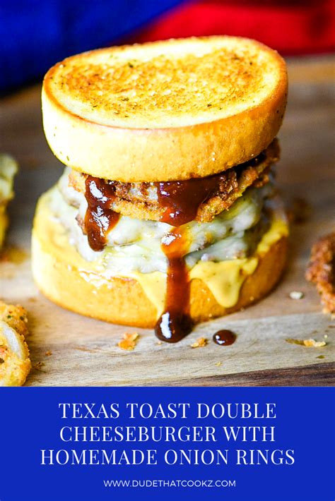 Texas toast is pure carb pleasure. Texas Toast Double Cheeseburger | Texas toast, Double ...