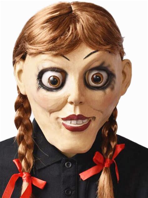 Halloween Annabelle 3 Latex Cosplay Mask For Sale Cosplayini Cosplay