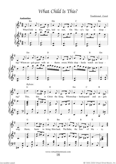 Free What Child Is This Sheet Music With Lyrics And Mp3 Audio