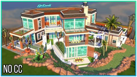 Updated daily with the best house here you can find bunch of already built houses and lots for the game the sims 4. Sims 4 Speed Build - Modern Luxury Mansion | Kate Emerald ...