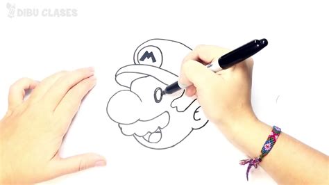 Cómo Dibujar A Mario Bros Paso A Paso Dibujo Facil De Mario Bros