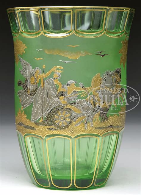 Moser Decorated Vase Moser Glass Glass Art Vases Decor