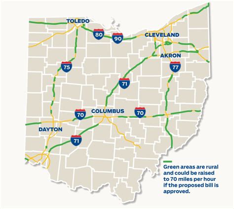 Ohios Speed Limit Is Going Up To 70 On July 1 On Some Highways