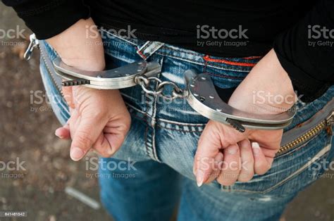 Woman Handcuffed Stock Photo Download Image Now Arrest Women