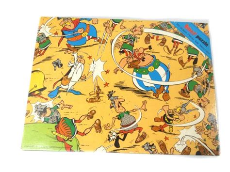 vintage asterix and obelix jigsaw puzzle vintage retro design etsy