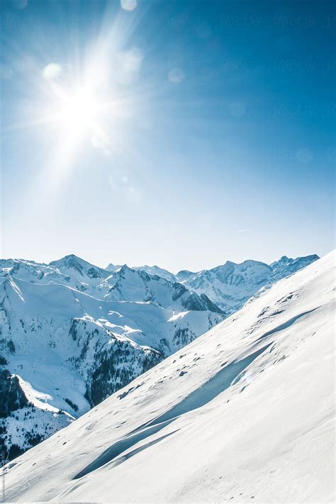 Snowcovered Mountain Scenery In The Austrian Alps Del Colaborador De Stocksy Akela From Alp