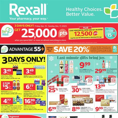 Rexall Weekly Flyer Weekly Savings On Dec 15 21
