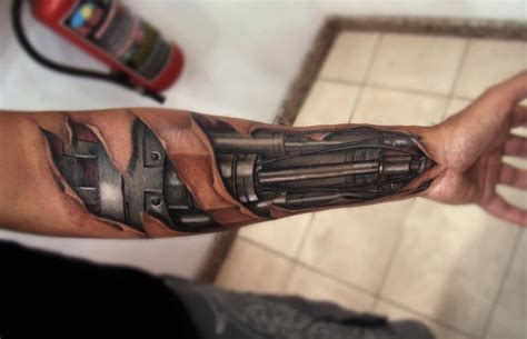 Tattoo Robotic Arm Arm Tattoo Sites