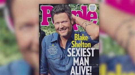 blake shelton is named people magazine s sexiest man alive abc columbia