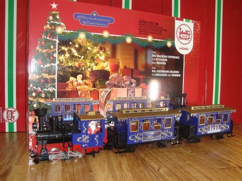 Lgb 72305 Blue Christmas Passenger Train Set Of 3 Pcs Nib No Track
