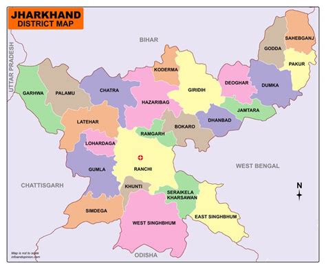Jharkhand Map Download The Map Of Jharkhand Free Of Cost You Can Use