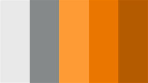 Mercury - Gunsmoke - Neon Carrot - Mango Tango - Rose of Sharon Color scheme | iColorpalette