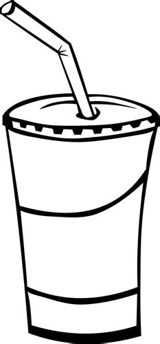Frisdrank drinken vector tekening | Vectorafbeelding voor ...