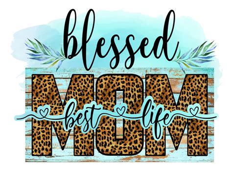 Free Blessed Mom Sublimation Designs In Png Format ~ Daisy Multifacetica