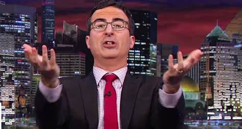 In A Sensible World Shed Withdraw In Shame John Oliver Showcases