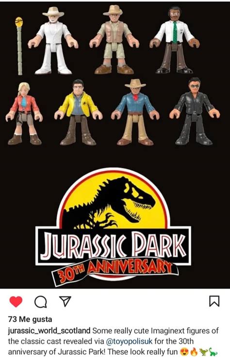 New Imaginext Jurassic Park 30th Anniversary Figure Pack Spotted