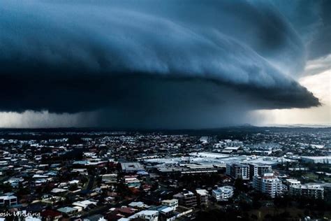 Severe Storm Hits South East Queensland Bringing Giant Hailstones And