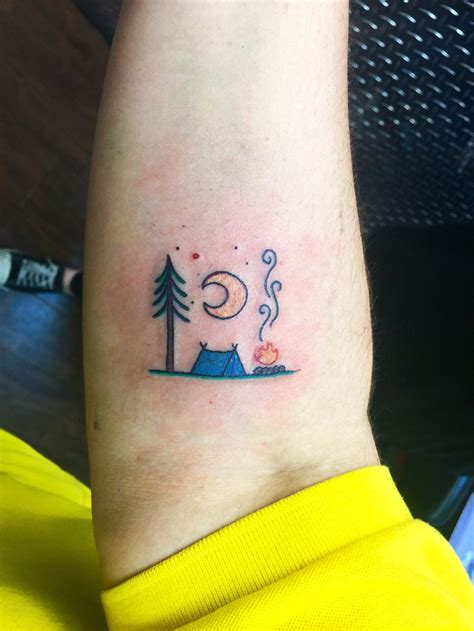 My Camping Tattoo Passion4film Inspired By David Rollyns Art