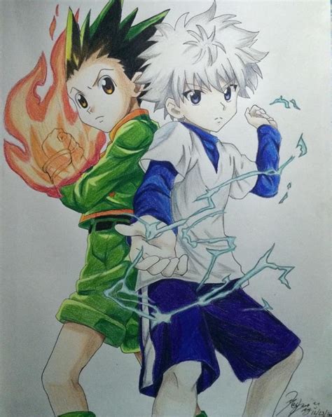 Gon And Killua From Hunter X Hunter By Mailee0321vang On Deviantart