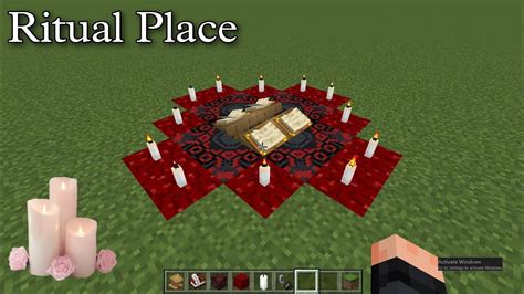 How To Build A Ritual Place In Minecraft Youtube