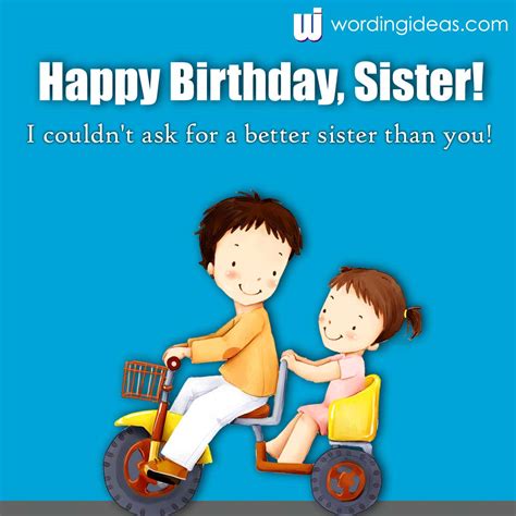 Happy Birthday Sister 30 Birthday Wishes For Your Sister Wording Ideas