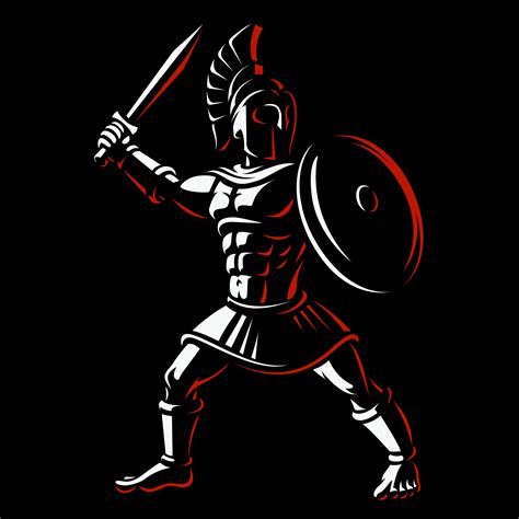 Spartan Warrior 539522 Vector Art At Vecteezy