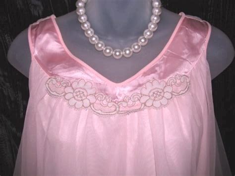 Sears Roebuck Pink Babydoll Nightgown At Classy Option Vintage