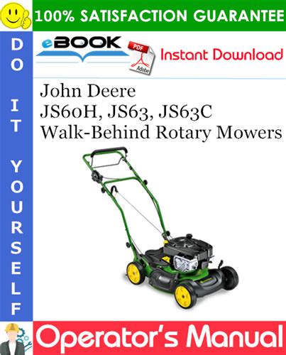 Best John Deere Js60h Js63 Js63c Walk Behind Rotary Mowers