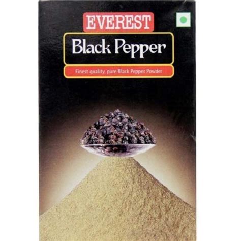 Everest Black Pepper Box Pack Of 50g X 2 Grocery