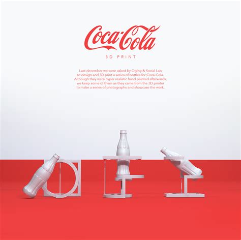 Coca Cola 3d Print On Behance