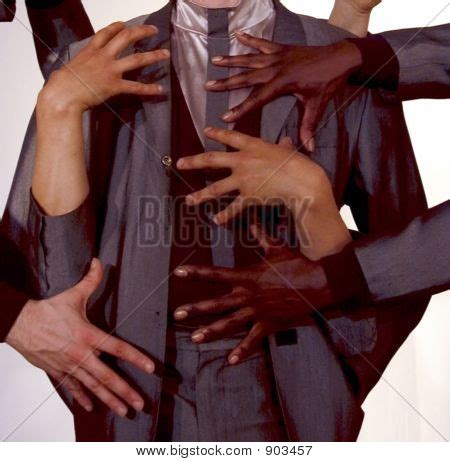 Hands Groping Man Suit Image Photo Free Trial Bigstock