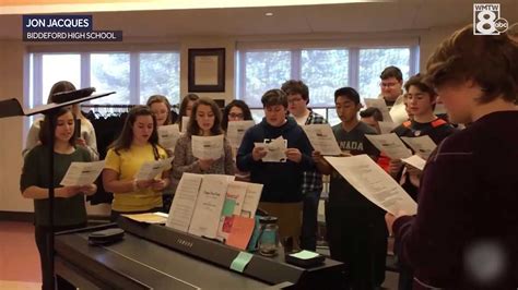Biddeford High School Students Celebrate Pi Day With Song