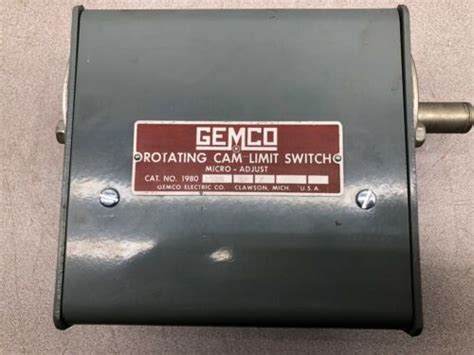 New No Box Gemco Rotating Cam Limit Switch 1980 102r Sp X Ebay