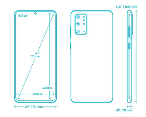 Samsung Galaxy S10 2019 Dimensions And Drawings Dimensionsguide