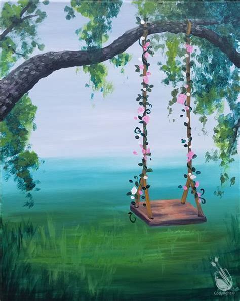 How To Paint Dream Swing At A Painting With A Twist Night Out