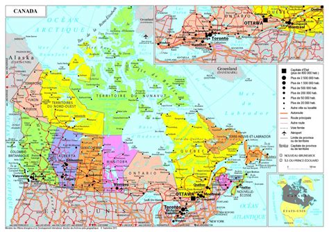 Présentation Du Canada Ministère De Leurope Et Des Avec Carte Europe
