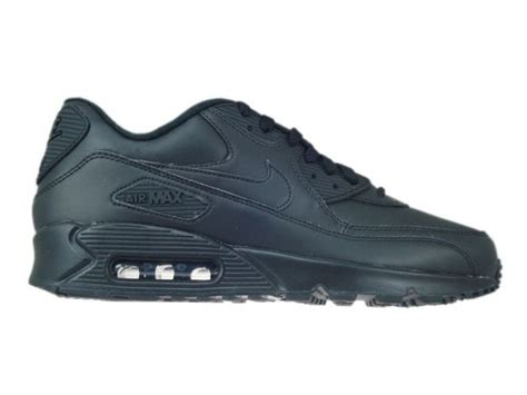 Nike Air Max 90 302519 001 Leather Blackblack