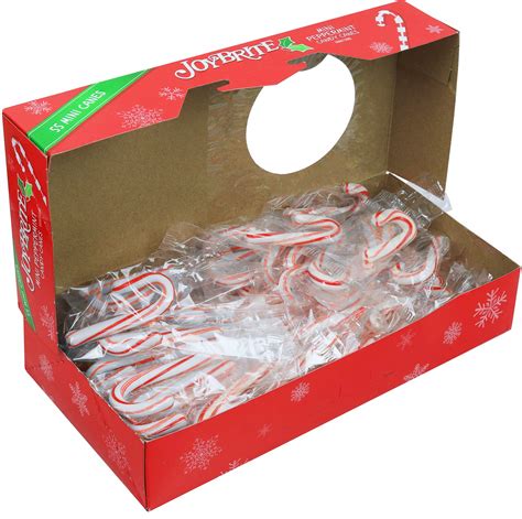 Greenco Candy Canes Individually Wrapped Red And White Candy Canes Peppermint 3 Packs Of 55 Mini