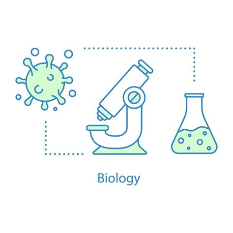 Biology Concept Icon Virology Biological Research Idea Thin Line