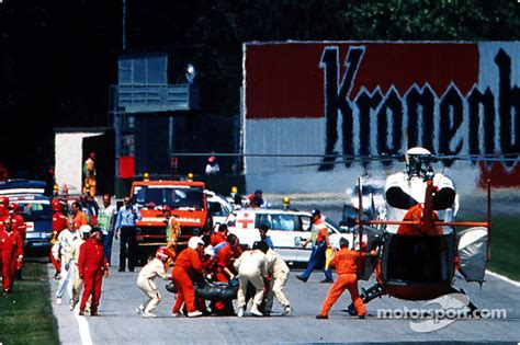 The Fatal Crash Of Ayrton Senna At Tamburello Ayrton