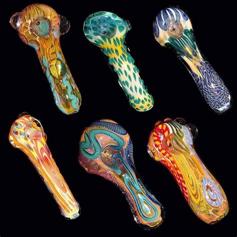 Hand Blown Glass Pipe Silverline Productions