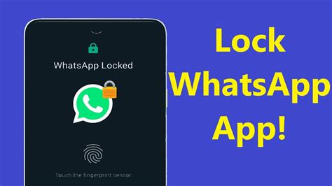 How To Lock Whatsapp Without Installing Any App Whatsapp Lock 2023