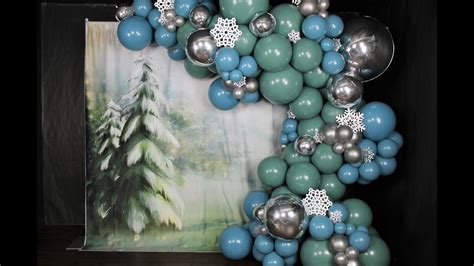 How To Balloon Garland Diy Tutorial Christmas Kate Backdrops Youtube