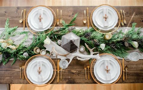 34 Amazing Winter Tablescapes Ideas For Dinner Parties Winter Table