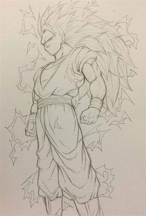 Dibujo De Goku Ssj3 Realista 3 Dibujarte Amino Kulturaupice