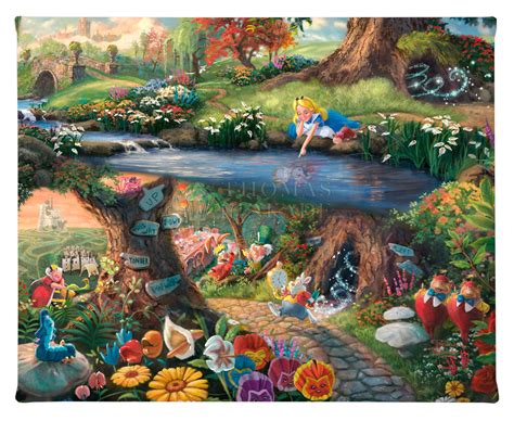 Disney Alice In Wonderland 8 X 10 Gallery Wrapped Canvas Thomas
