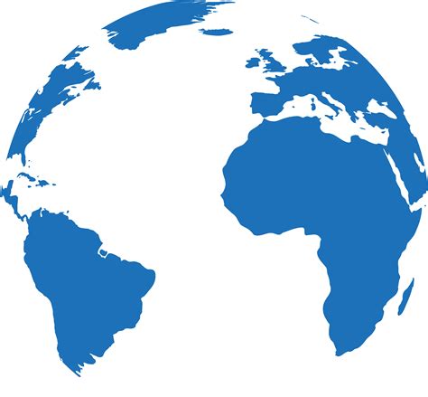 World Globe Ink Map Free Download Png Hd Blue Map Wor