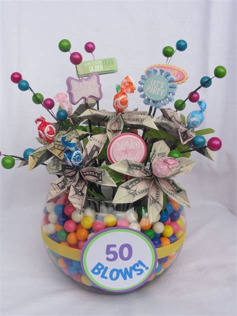 Cute & creative money gift idea. 10 Fabulous 50Th Birthday Gift Ideas For Sister 2020